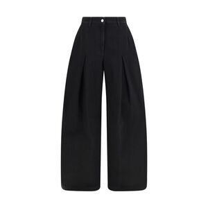 Dolce & Gabbana Women Wide-Leg Cotton Jeans